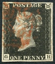 SG2 1d Black GH plate 8, has 4