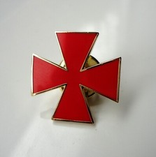 Knights Templar Red Maltese