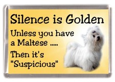 Maltese Dog Fridge Magnet