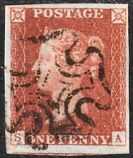 1841 SG8 BS26 1d RED BROWN