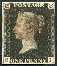 SG2 1d Black SI plate 5, clear