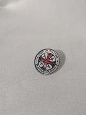 Enamel Knights Templar Red