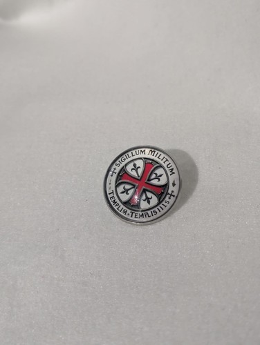 Enamel knights templar red - enamel,