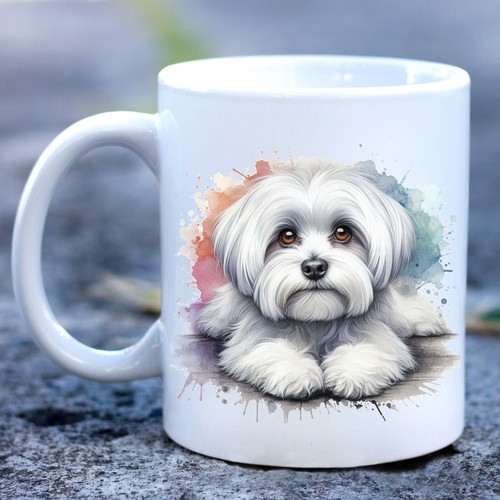 Maltese mug pet - mug,, ideal