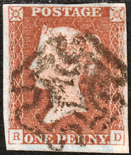 1841 SG8 BS14 1d RED BROWN