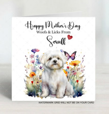 Mothers day card personalised