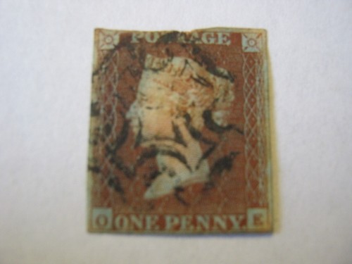 1841 red brown plate - red-brown, (plate